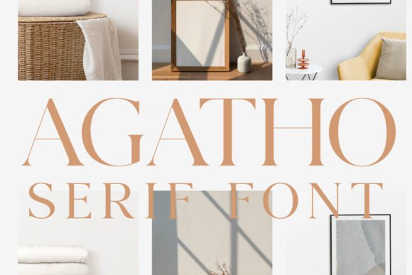 Agatho: A Cool, Elegant, and Thin-Lettered Serif Font for Modern Design