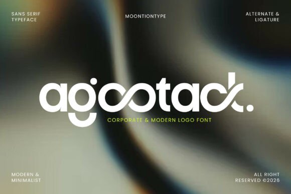 Discover Agootack: A Modern Sans Serif for Clean Branding