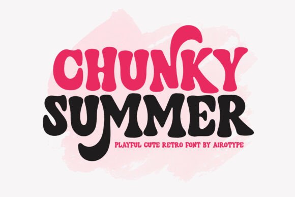 Discover the Joyful Vibe of Chunky Summer Font