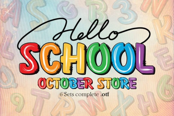 Embrace the Joy of Learning with Hello School Font