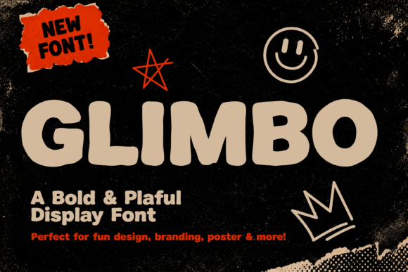 Glimbo: A Bold Display Font for Playful Design