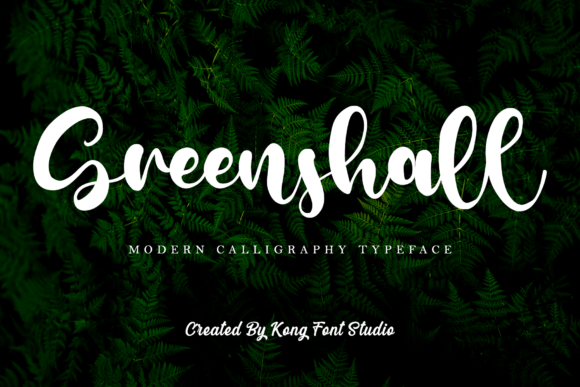 Greenshall: A Playful Script for Modern Branding
