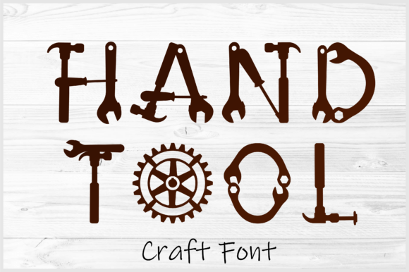 Hand Tool: A Creative Craft Font for DIY Projects