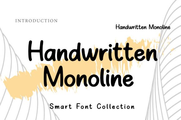 Handwritten Monoline: Your Clean, Modern Handwritten Font