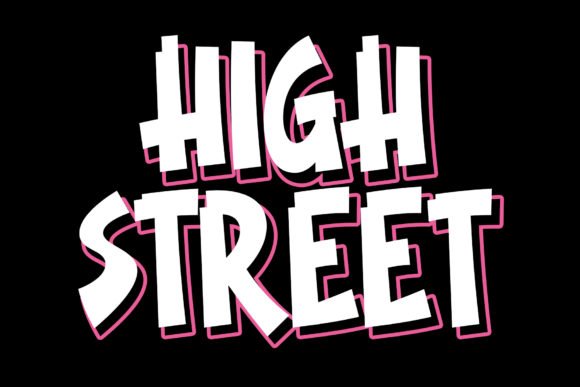 High Street: A Stylish Script Font for Elegant Designs