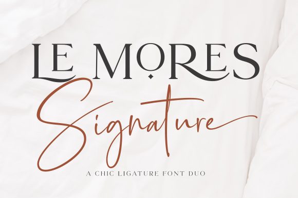 Le Mores Signature: A Font Pairing for Elegant Design