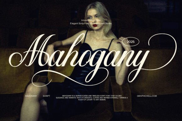 Mahogany Wedding Script Font: Timeless Elegance for Modern Designs