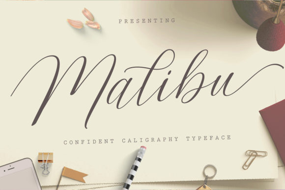 Malibu Script: A Blend of Calligraphy and Modern Style