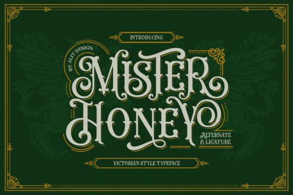 Mister Honey: Victorian Blackletter Font for Distinctive Design