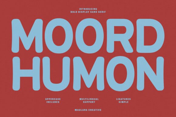 Moord Humon: Bold Display Font for Impactful Designs