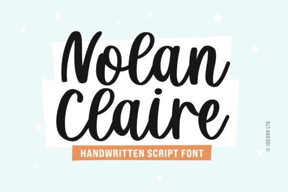 Nolan Claire: A Stylish Handwritten Font for Modern Design