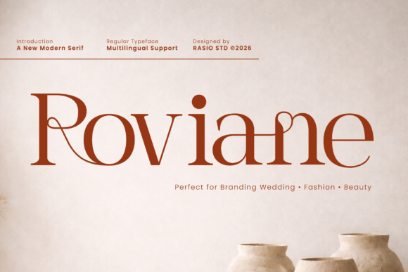 Roviane: A Modern Serif for Luxury Design