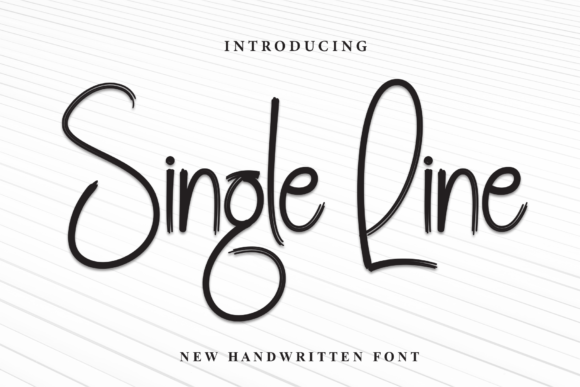 Single Line: An Exquisite Handwritten Font for Modern Design
