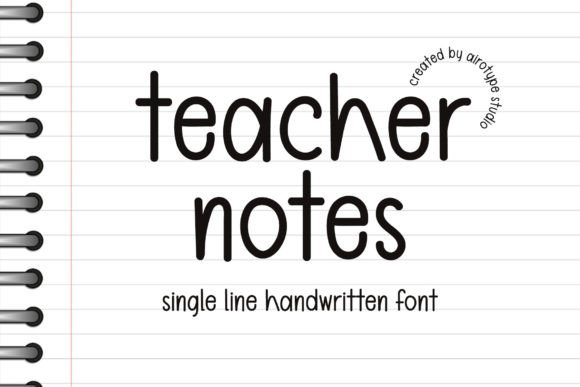 Teacher Notes: A Playful Font for Creative Projects