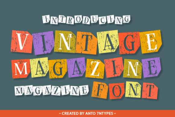 Vintage Magazine: A Unique Display Typeface for Bold Designs